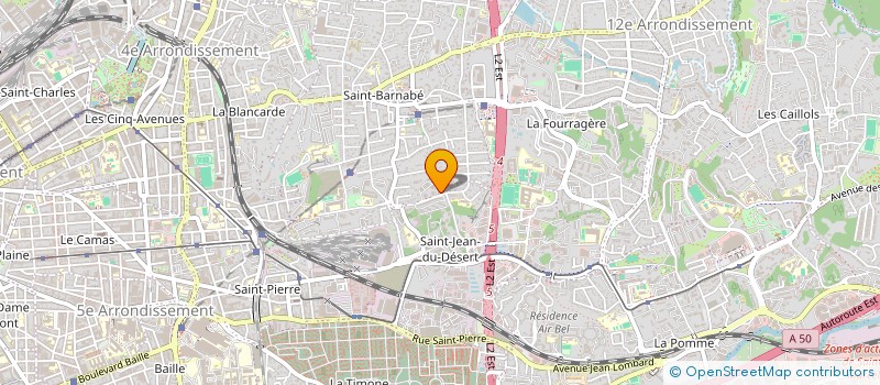 localisation de l'entreprise SSF INVEST à MARSEILLE
