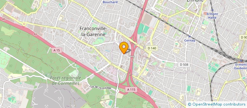localisation de l'entreprise SSF SERVICE SOLUTION FIBRE à SANNOIS