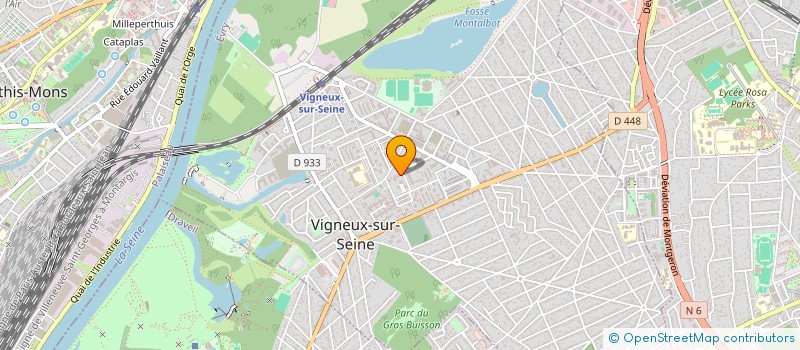 localisation de l'entreprise SSF TRANSPORT à DRANCY