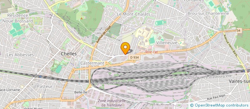 localisation de l'entreprise SSFIBRE  CHELLES