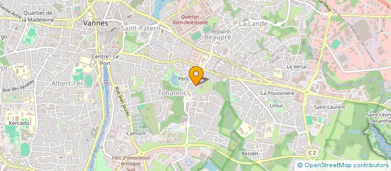 localisation de l'entreprise SSG à VANNES