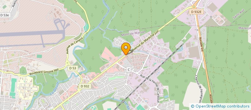 localisation de l'entreprise SSG  MONT-DE-MARSAN