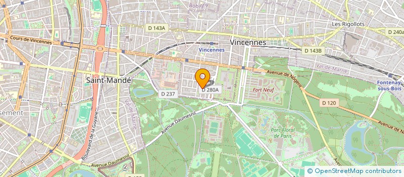 localisation de l'entreprise SSG CONSULTING à VINCENNES