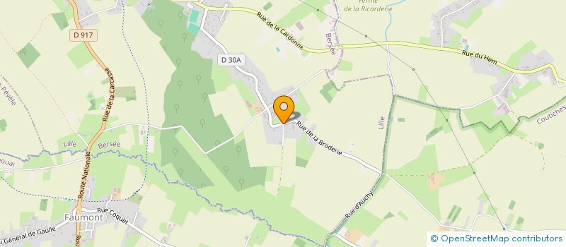 localisation de l'entreprise SSG INVEST  BERSEE