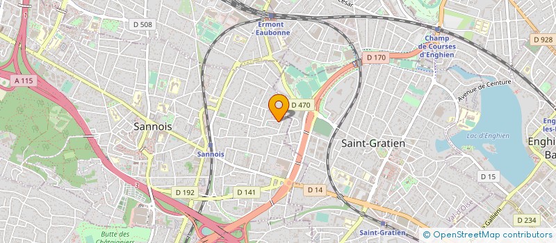 localisation de l'entreprise SSG SERVICES  SANNOIS