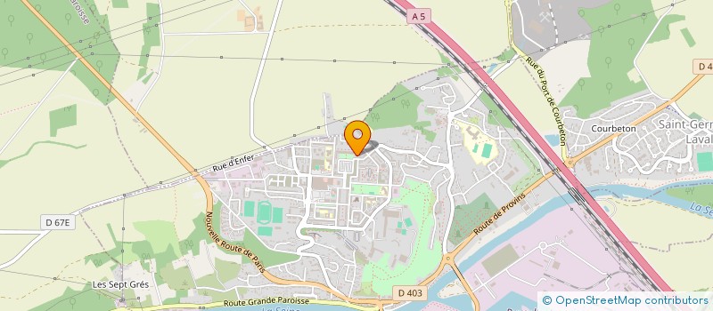 localisation de l'entreprise SSGM à MONTEREAU-FAULT-YONNE