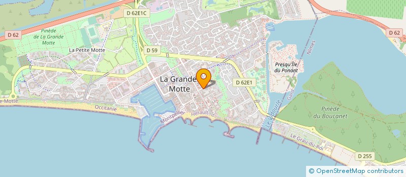 localisation de l'entreprise SSGM à LA GRANDE-MOTTE