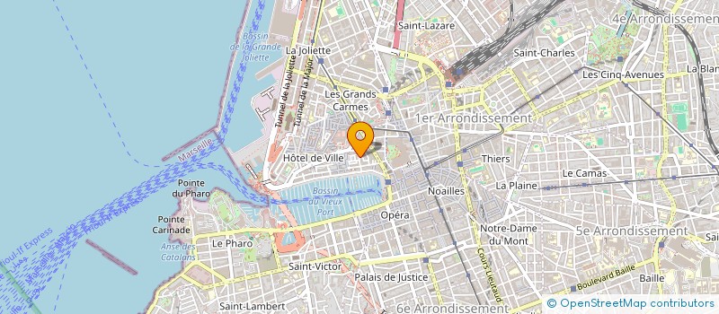 localisation de l'entreprise SSH  MARSEILLE