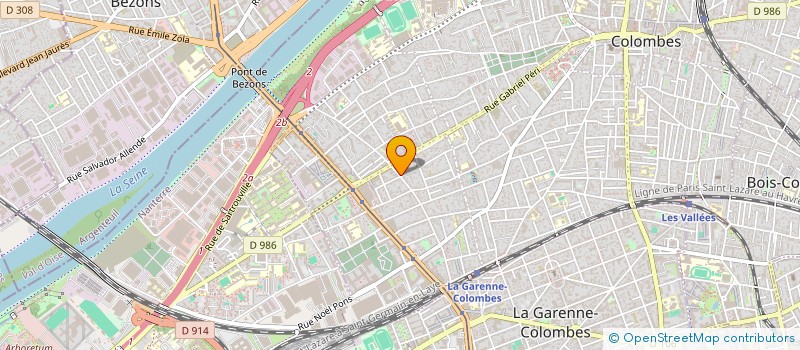 localisation de l'entreprise SSI CONSULT à COLOMBES