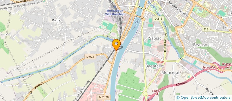 localisation de l'entreprise SSI NAMASTE  MONTAUBAN