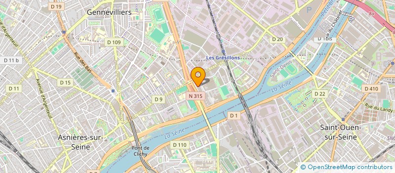 localisation de l'entreprise SSI PARTNERS à ASNIERES-SUR-SEINE