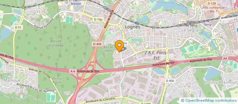 localisation de l'entreprise SSI SCHAFER PLASTICS FRANCE à LOGNES