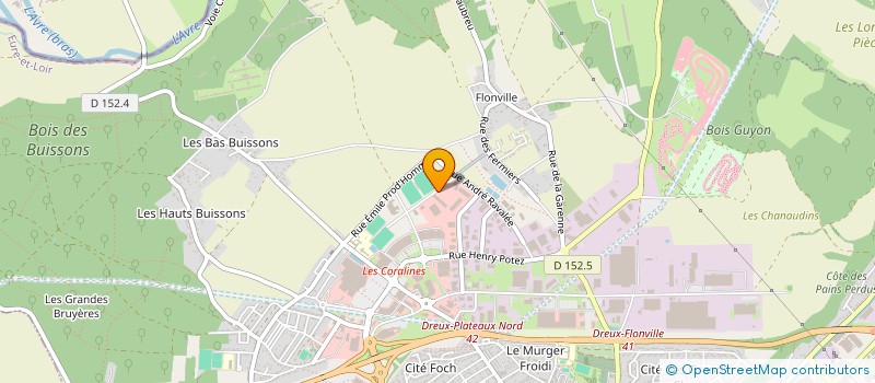 localisation de l'entreprise SSIAD ADMR BREZOLLES à DREUX