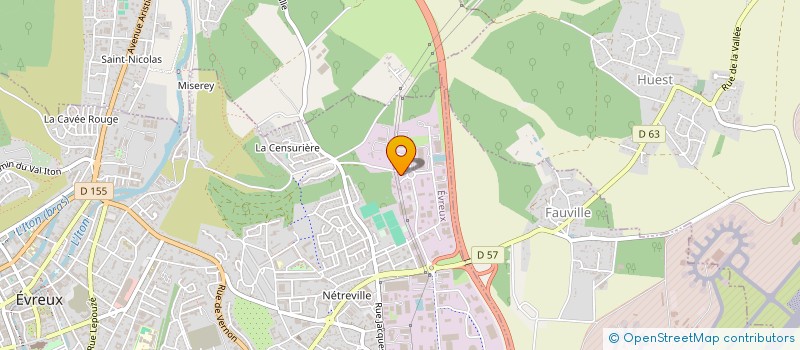 localisation de l'entreprise SSIAD ADMR DES SIX CANTONS à EVREUX