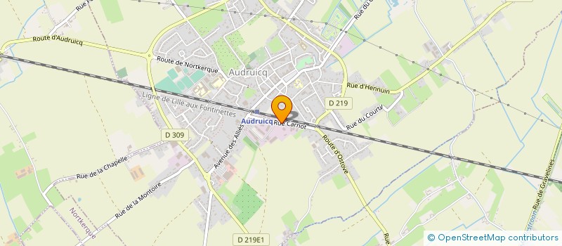localisation de l'entreprise SSIAD ADMR PH à AUDRUICQ