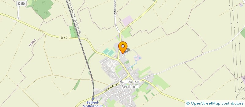 localisation de l'entreprise SSIAD ADMR VIMY PERSONNES HANDICAPES à BAILLEUL-SIR-BERTHOULT