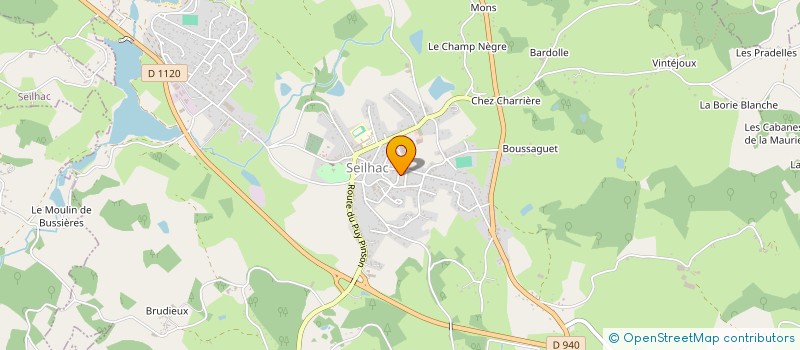 localisation de l'entreprise SSIAD DE SEILHAC  SEILHAC