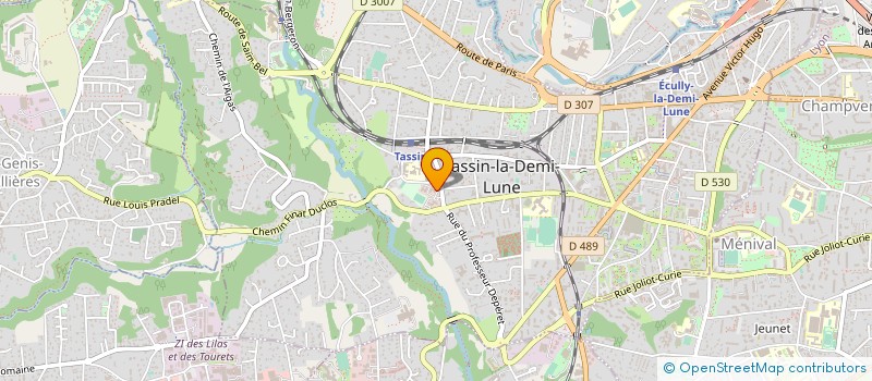 localisation de l'entreprise SSIAP PERFORMANCES à TASSIN-LA-DEMI-LUNE