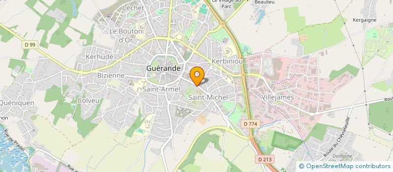 localisation de l'entreprise SSIDPA DE LA PRESQU'ILE GUERANDAISE à GUERANDE
