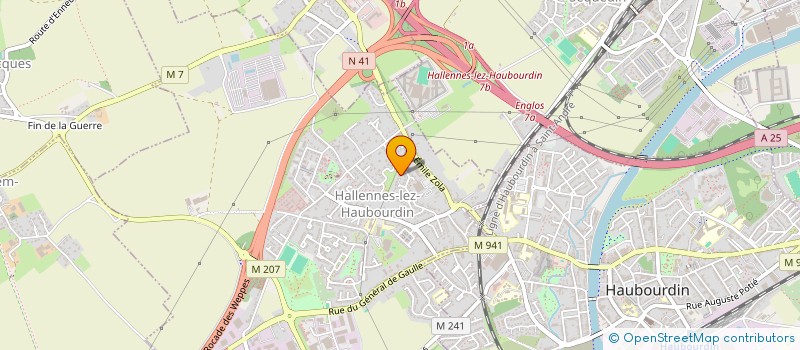 localisation de l'entreprise SSIF  HALLENNES-LEZ-HAUBOURDIN