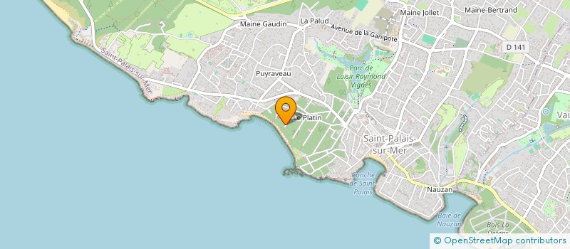 localisation de l'entreprise SSJ à SAINT-PALAIS-SUR-MER