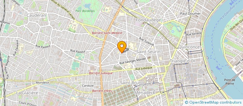 localisation de l'entreprise SSJ à BORDEAUX