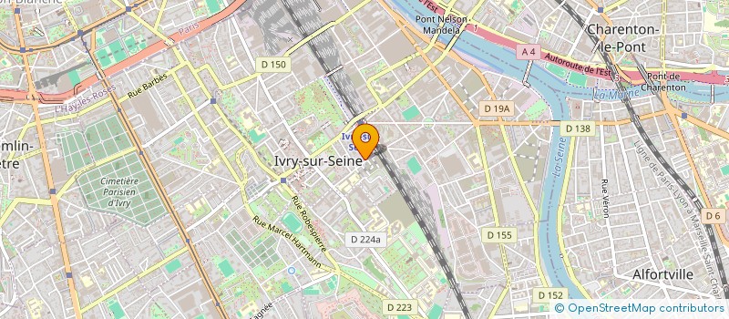 localisation de l'entreprise SSJ LABS  IVRY-SUR-SEINE