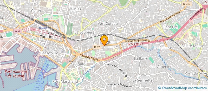 localisation de l'entreprise SSJ MUSIC  TOULON