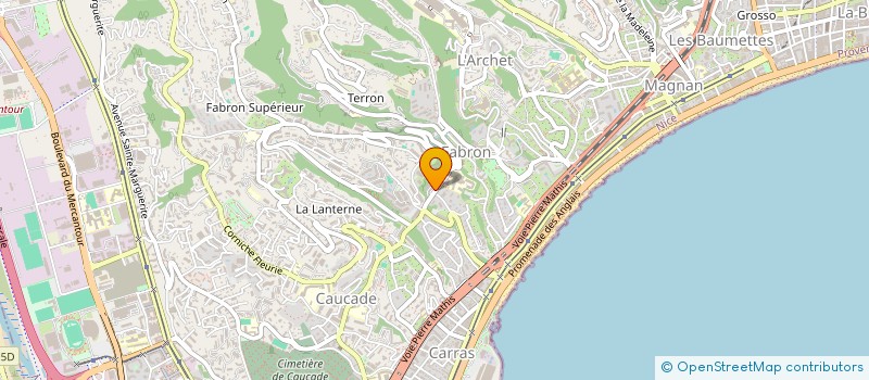 localisation de l'entreprise SSJ57 à NICE