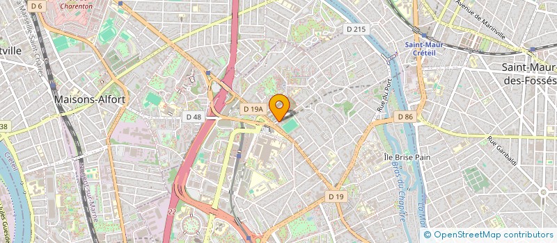localisation de l'entreprise SSJA à CRETEIL