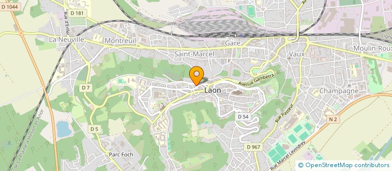 localisation de l'entreprise SSJBG à LAON