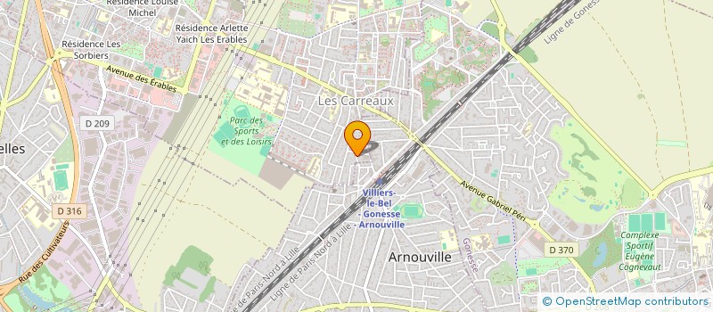 localisation de l'entreprise SSJSA 2  VILLIERS-LE-BEL