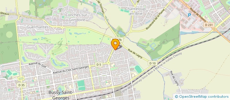 localisation de l'entreprise SSK  BUSSY-SAINT-GEORGES