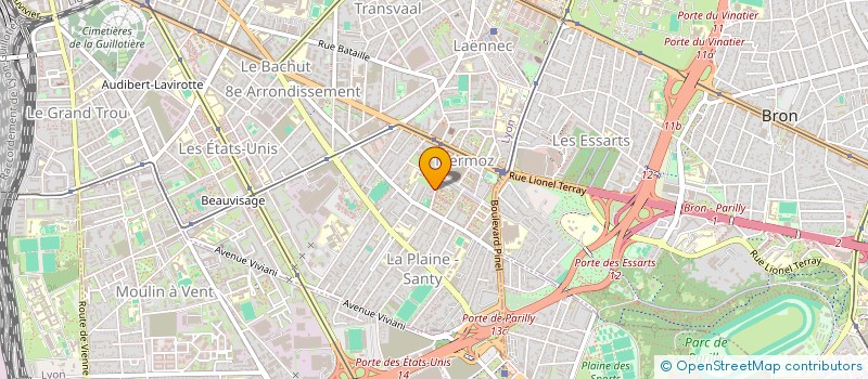 localisation de l'entreprise SSK  LYON