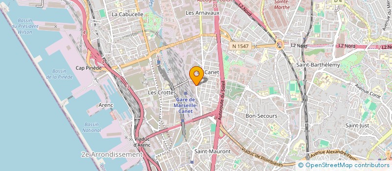 localisation de l'entreprise SSL à MARSEILLE