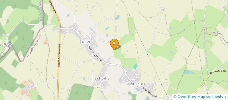 localisation de l'entreprise SSL  SAINT-LAURS