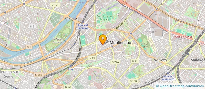 localisation de l'entreprise SSL PLATEFORME EVENEMENT à ISSY-LES-MOULINEAUX