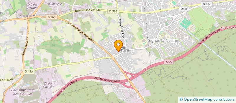 localisation de l'entreprise SSL RECORD à GIGNAC-LA-NERTHE