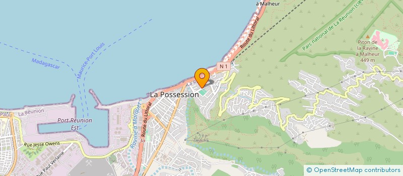 localisation de l'entreprise SSL SOLUTIONS SERVICES LOGISTICS à LA POSSESSION