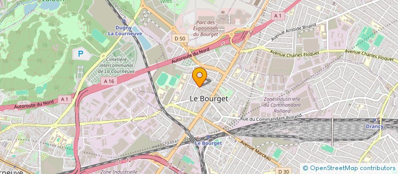 localisation de l'entreprise SSLC à LE BOURGET