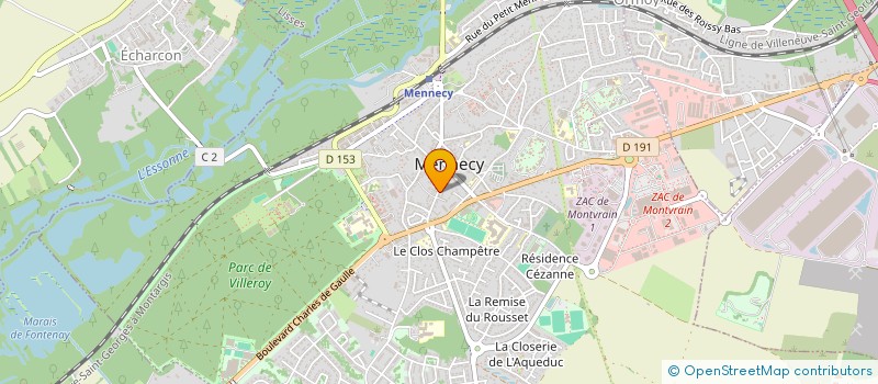 localisation de l'entreprise SSLD à MENNECY