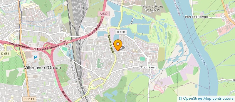 localisation de l'entreprise SSLINE SASU  VILLENAVE-D'ORNON