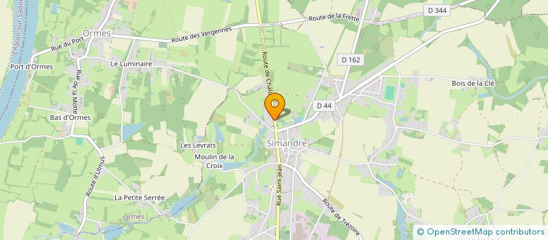 localisation de l'entreprise SSLK CONCEPT  SIMANDRE