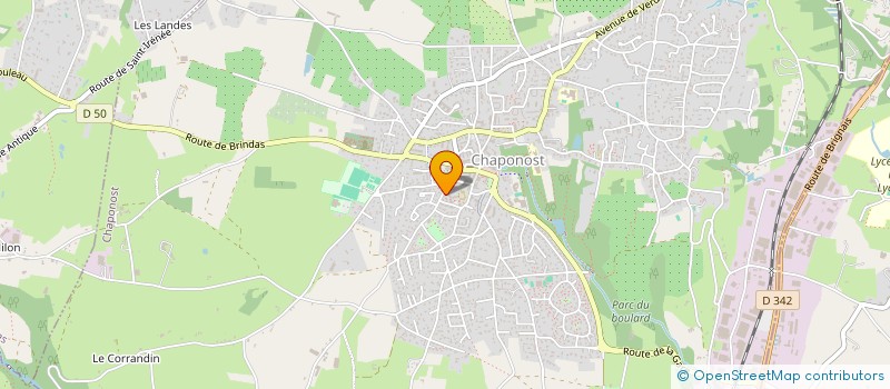 localisation de l'entreprise SSM EXPRESS à CHAPONOST