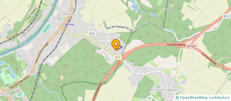 localisation de l'entreprise SSM RUE FERRIE  ENNERY