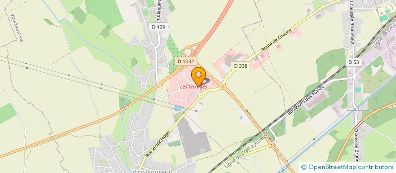 localisation de l'entreprise SSMLC  VIRY-NOUREUIL