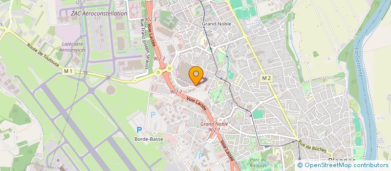 localisation de l'entreprise SSMLH à BLAGNAC