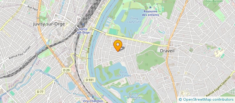 localisation de l'entreprise SSN IMMO à DRAVEIL