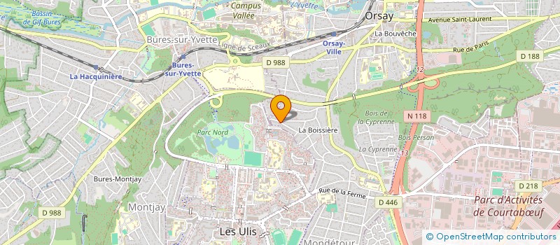 localisation de l'entreprise SSNA HAMADENE  ORSAY