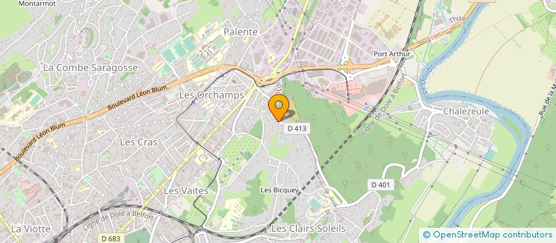 localisation de l'entreprise SSNB à BESANCON